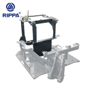 Excavator R18-4 Kubota Full Pilot Seat Bracket (Powder-Coated – RIPPA Black RAL7016)[LP0112014080]